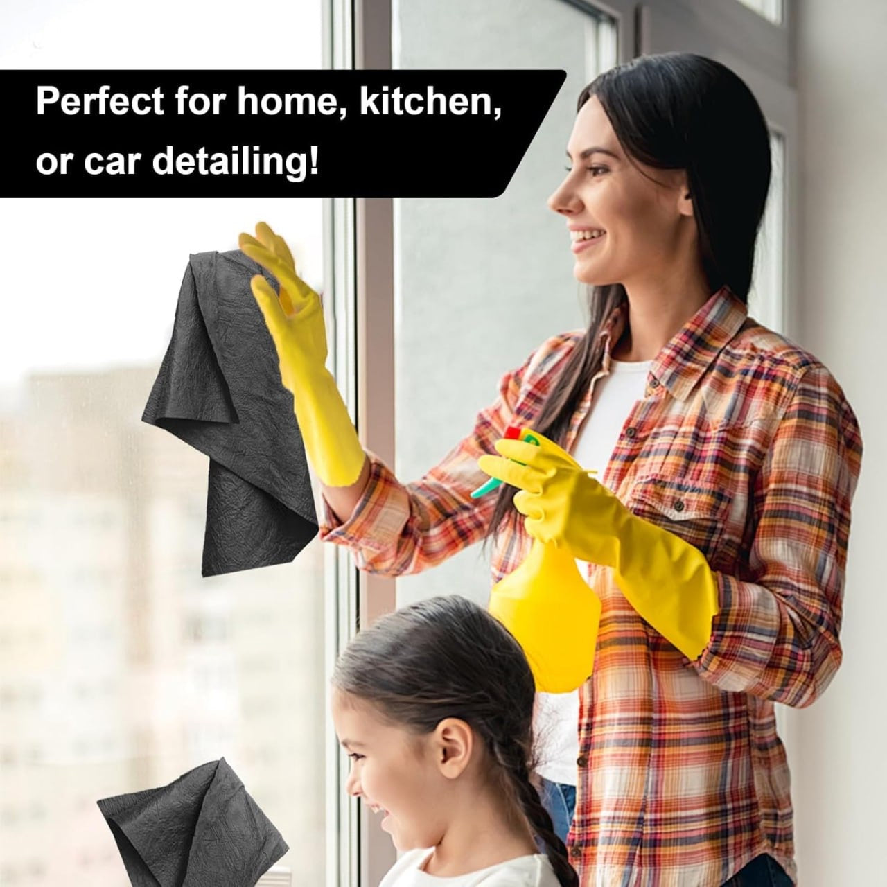 Microfibre Magic Cleaning Towels - Pack of 4