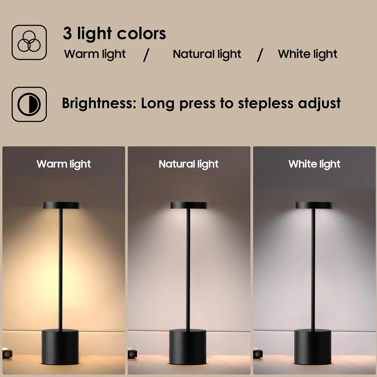 Cordless LED Table Lamp